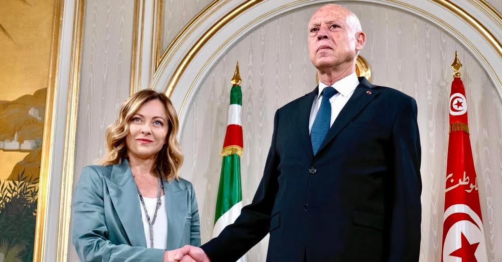 Il Presidente del Consiglio Meloni in Tunisia
