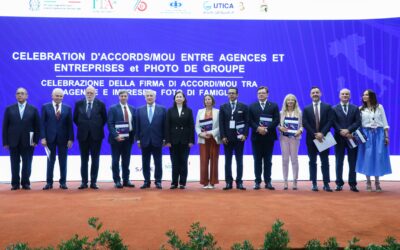 Il Presidente Fratini sigla accordo con Utica Tunisie al Forum economico imprenditoriale Italia-Tunisia